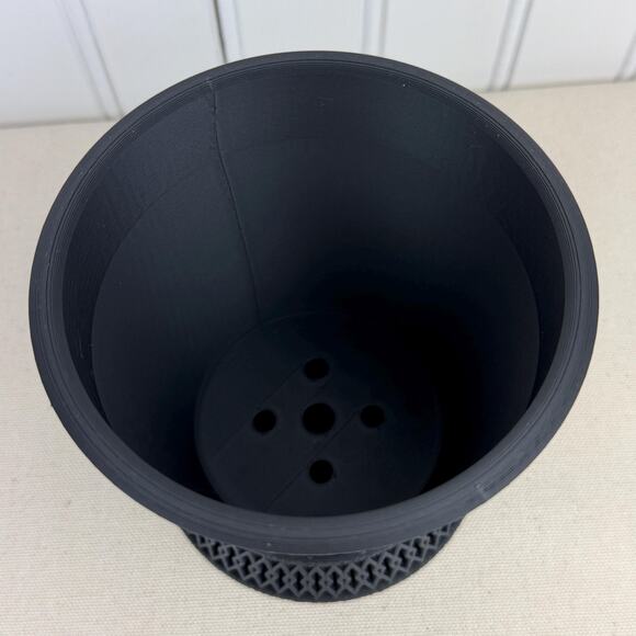 The Shift Planter, Indoor Flower Pot, Tabletop Planter, Textured Diamond Pattern - Picture 5 of 10